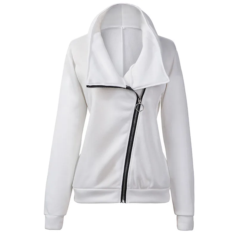 

yvlvol 2019 zipper women jacket for autumn and winter warm clothes female coat outwear drop shipping plus szie