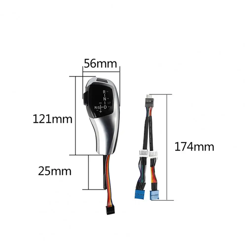 

Gear Shift Knob Sweatproof Ergonomic Design ABS Anti-scratch Shifter Head for BMW 1 Series E81 / E82 / E84 / E87 / E88 / Z4 E89