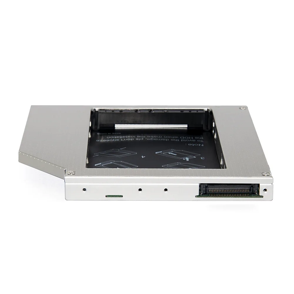12 7 мм 2nd HDD Caddy IDE To SATA 2 5 &quotSSD чехол для ноутбука hp DELL ACER BenQ Asus lenovo Apple MSI SAMSUNG LG Fujitsu