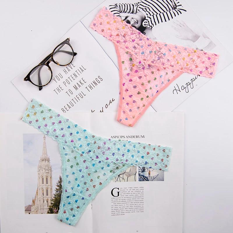 Женские хлопковые трусы плавки для мальчика с принтом стринги Нижнее белье