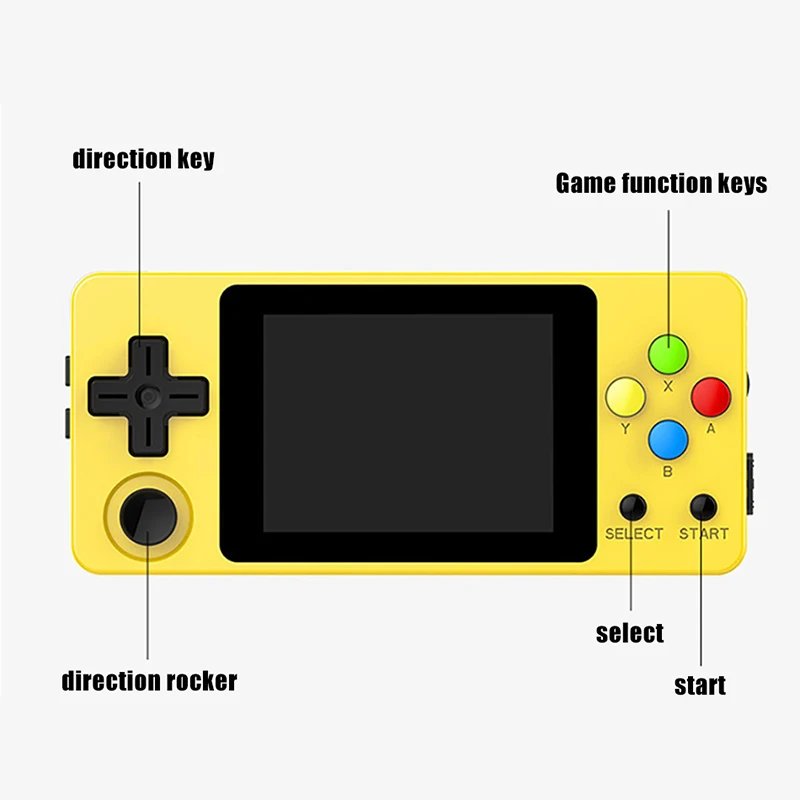 Ldk 2 6 дюймовая игровая консоль с открытым исходным кодом Мини Портативная