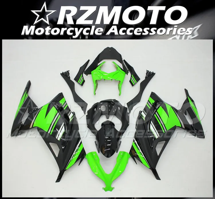 

Injection Mold New ABS Motorcycle Fairings kit Fit for Kawasaki Ninja 300 EX300 2013 2014 2015 2016 2017 2018 Custom cool Green