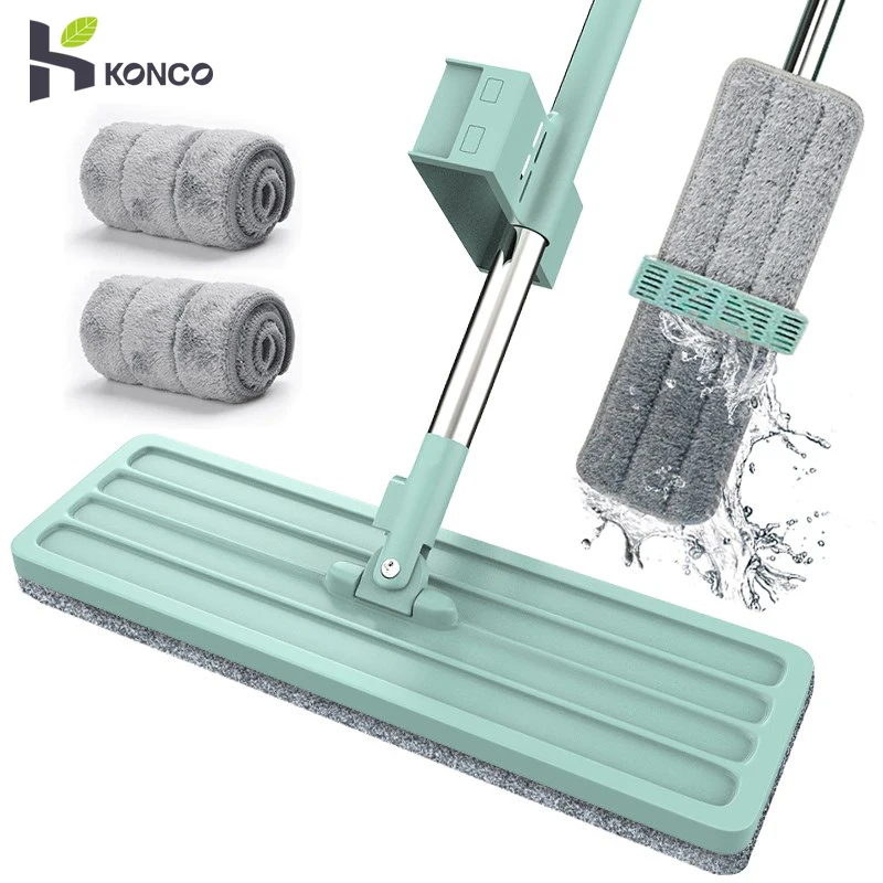 360 Rotation Flat Mop Free Hand Washing Lazy Mop Floor Clean