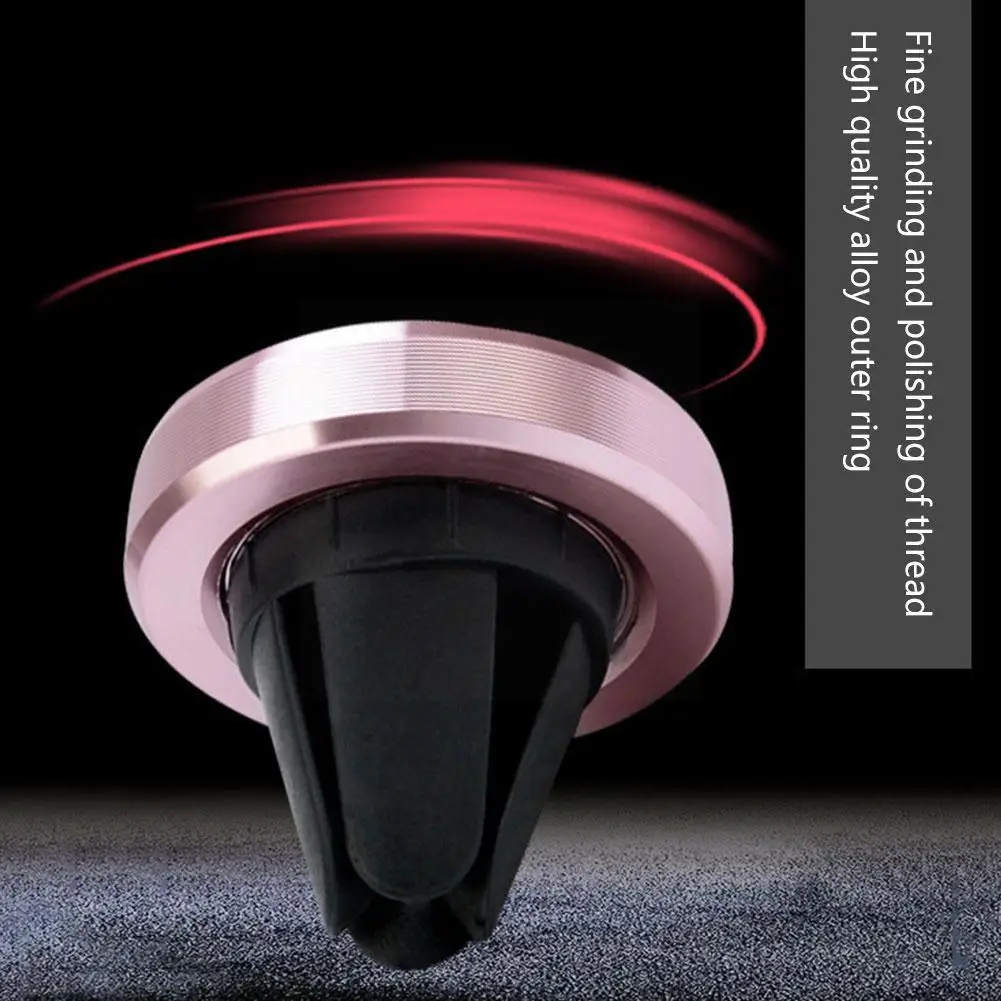 

Universal Round Magnetic Phone Car Holder Magnet Cellphone Bracket Car Air Outlet Magnetic Holder For Smartphones GPS Devic D1Q3