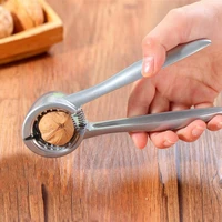 zinc alloy nutcracker sheller crack almond walnut pecan hazelnut filbert kitchen nut sheller clip tool clamp plier accessories