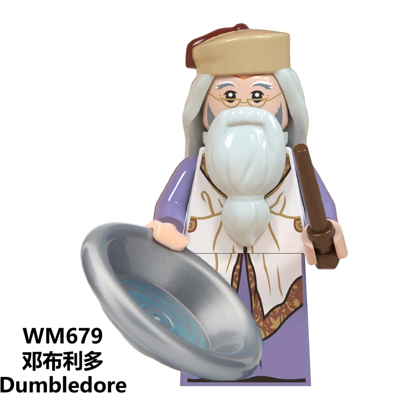 WM679 Harrys potteres Дамблдор Orion Нарцисса Салазар Слизерин Ровена Griffindor Хагрид, строительные блоки, игрушки для малышей в подарок WM679 - Цвет: WM679