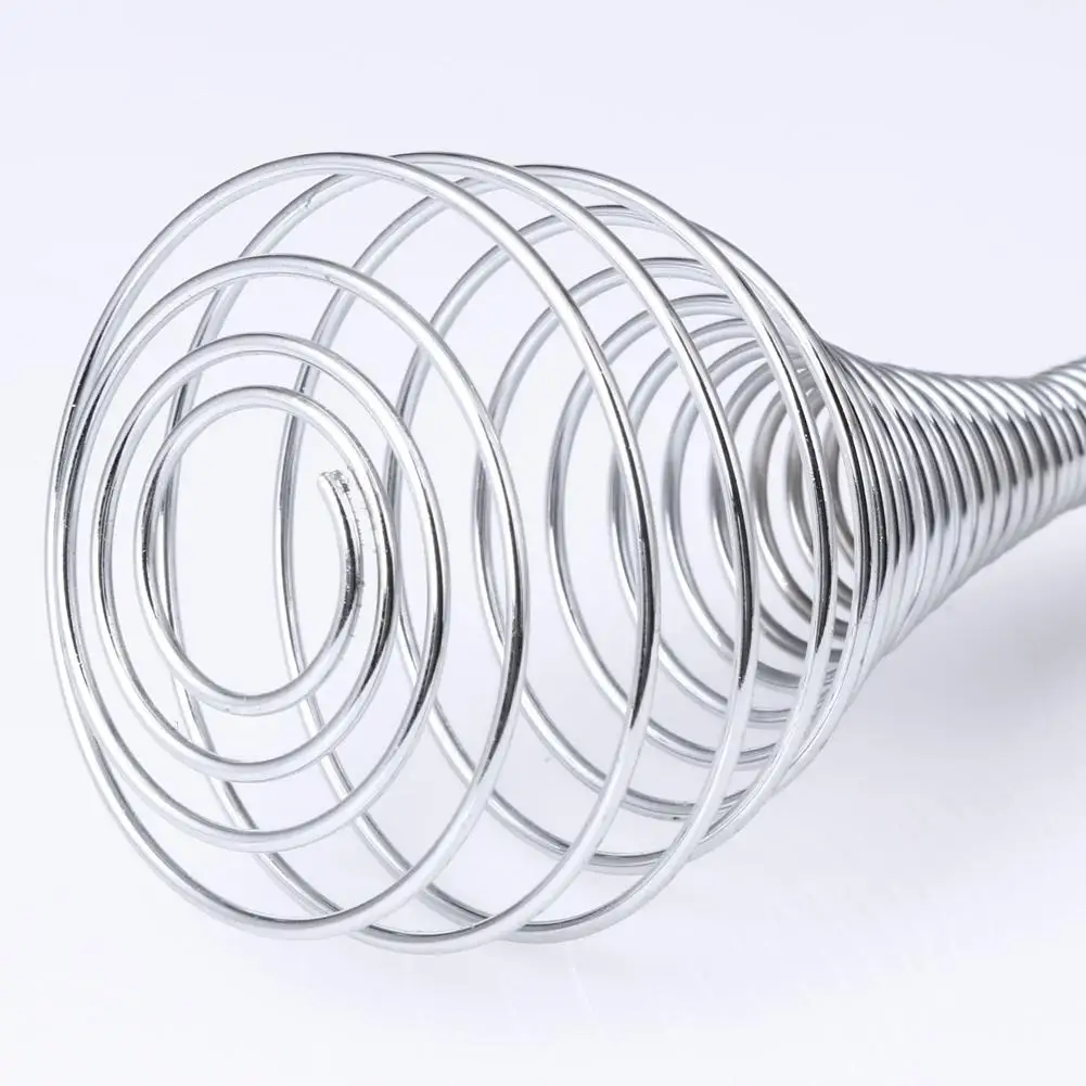 

Portable Whisk Spring Coil Wire Whisk Hand Mixer Blender Egg Beater Stainless Steel Tool Household Multifunctional Milk Frother