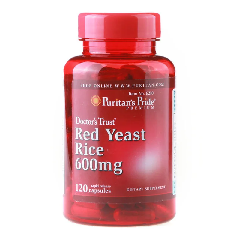 

Red Yeast Rice 600 mg 120 capsules free shipping