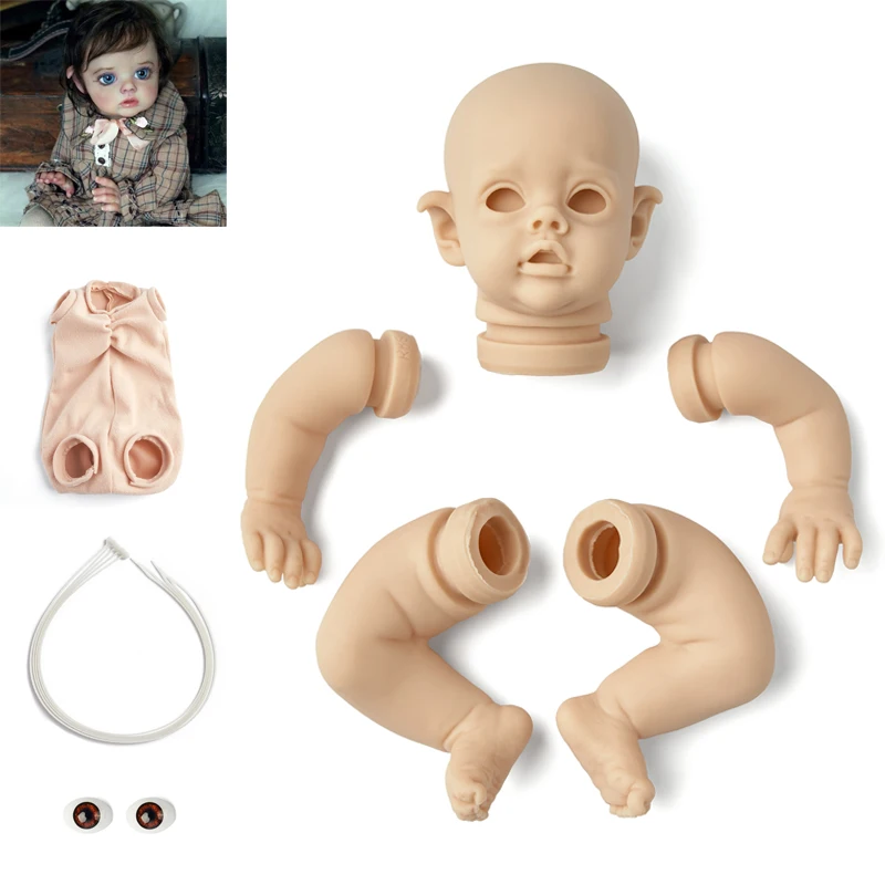 

Bebe Reborn Molds Reborn Baby Vinyl Kit 12 Inches Flo Mini Elf Unpainted Unfinished Doll Parts DIY Blank Reborn Doll Kit