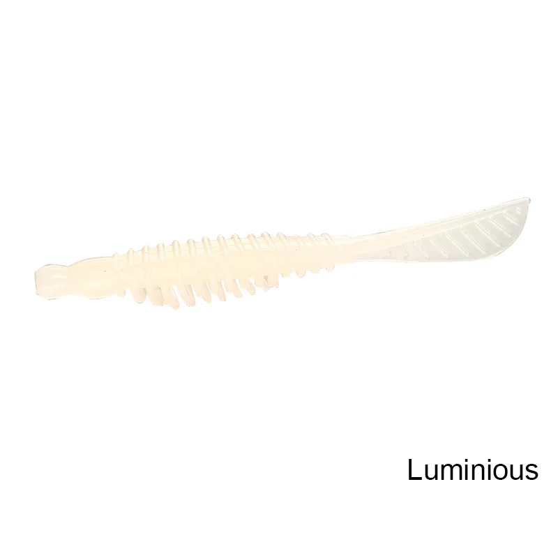 NW101 Luminous 6 шт./пакет NOEBY мягкие приманки 100 мм 3,5g рыболовных приманок резиновый силиконовый чехол-бампер с Джеркбейт с постепенным увеличением Шад бас плавающая приманка рыболовные снасти S3115 - Цвет: NW101 Luminous