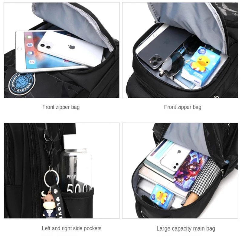 Kids Boys Multifunction Waterproof Large Orthopedic Schoolbag Backpack for children Student Shoulder Backpacks Travel Satchel