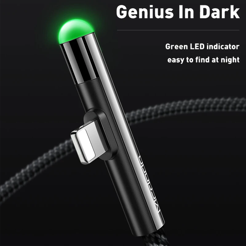 Mcdodo USB Cable for iPhone lightning 14 13 12 11 Pro Max 8 7 6 Plus iPad 2A Fast Charging USB Charger Data Cable iOS LED Cord