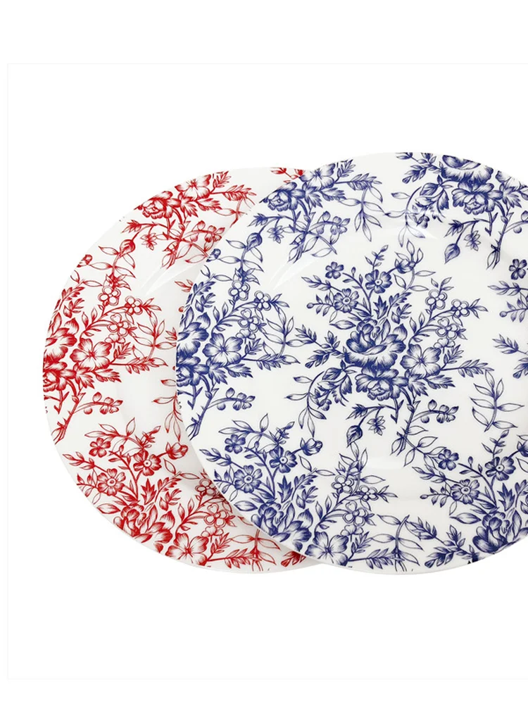 Французский фоновая фотография в стиле ретро ручная роспись синий цветок