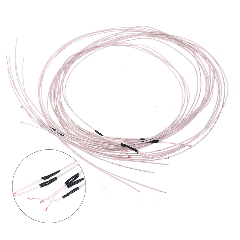 

5Pcs 100K Ohm NTC 3950 Thermistors Sensors With Cable Reprap Mend Part Temperature Accessories For 3D Printers Parts