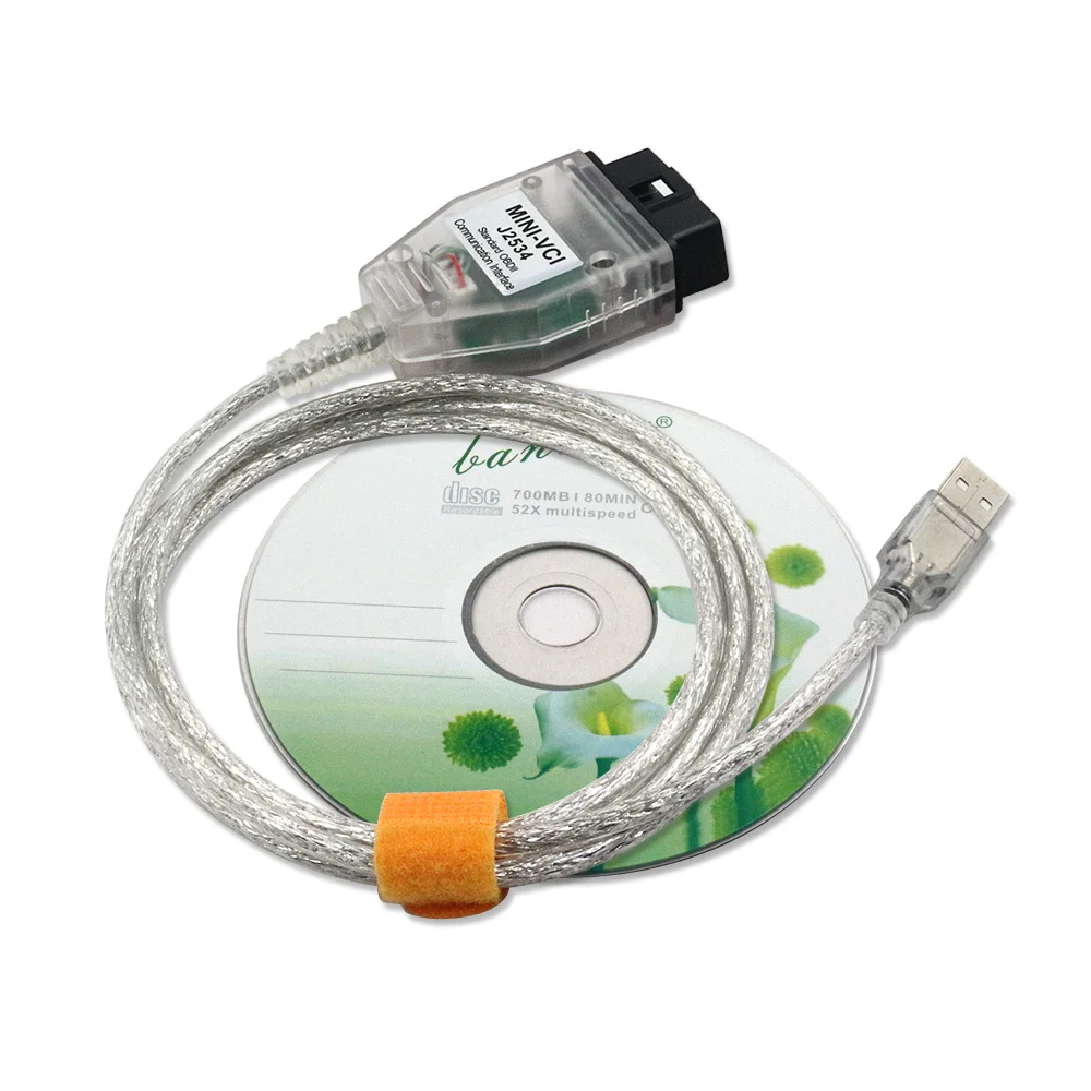 

OBD2 MINI VCI USB Cable Interface V15.00.028 For TOYOTA MINI VCI TIS Techstream FT232RL Chip J2534 OBD OBD2 Diagnostic Cable