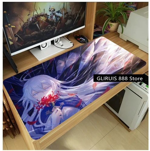 Коврик для мыши Vladilena с аниме 86-восемьдесят Six Milize Shinei нузен утолщенный игровой