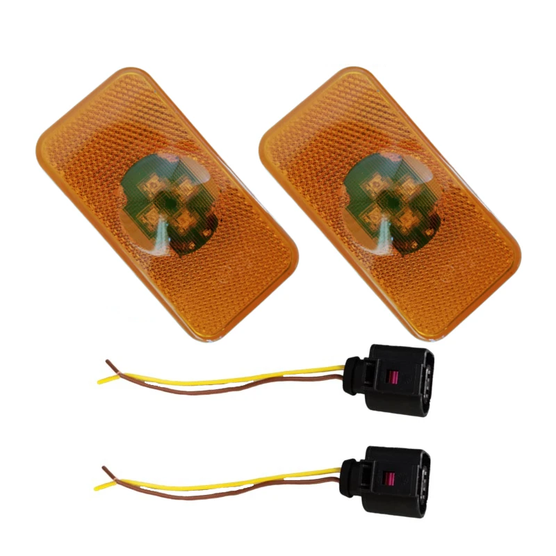 2 шт. 24 В светодиодные боковые габаритные фонари с соединительной проволокой