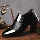 Мужские классические туфли из лакированной кожи, классические туфли-оксфорды, деловой стиль, новинка 2021