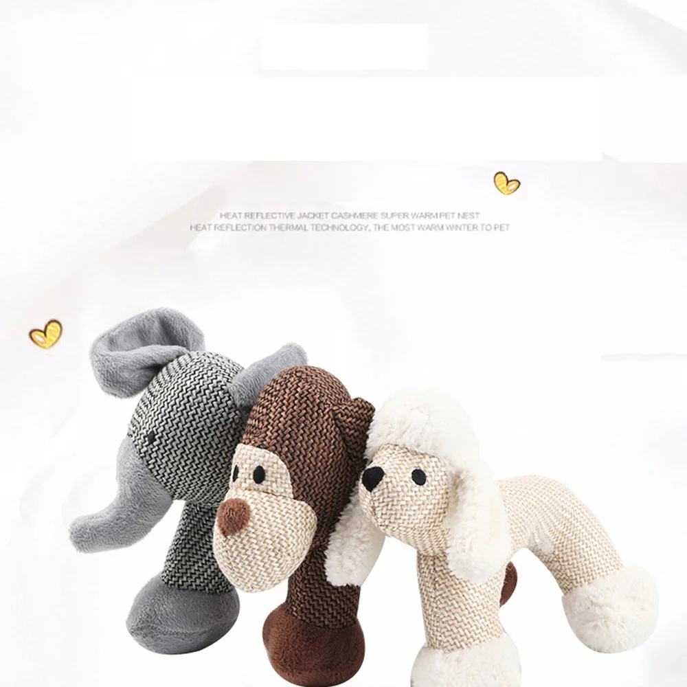 

Жевательная игрушка для домашних животных интерактивная игрушка для собаки неразрушаемая мягкая пищалка игрушка износостойкая пищалка пл...