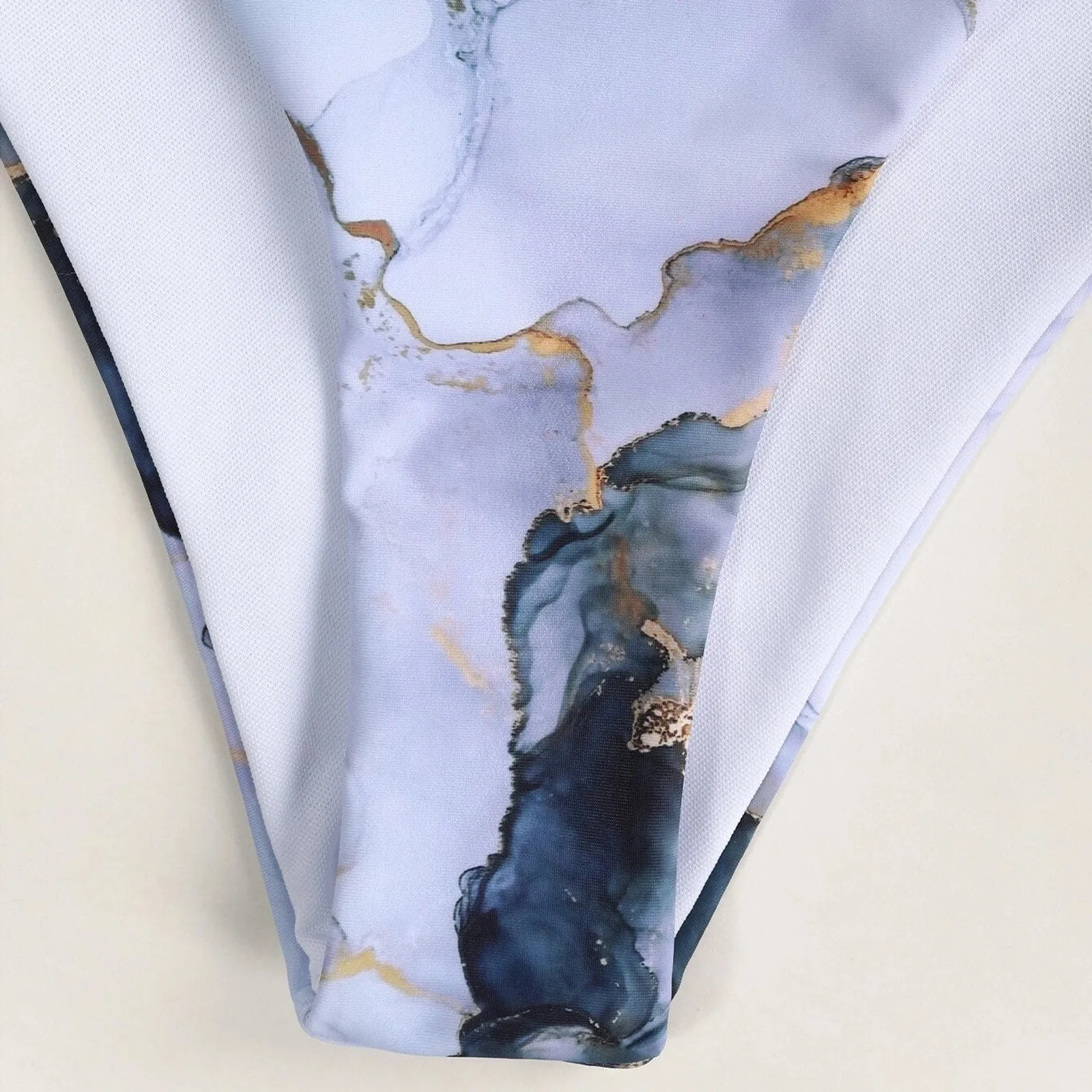 

Sexy Woman Bikini Brazilian women stripe push high waist strap bikini set two piece swimsuit