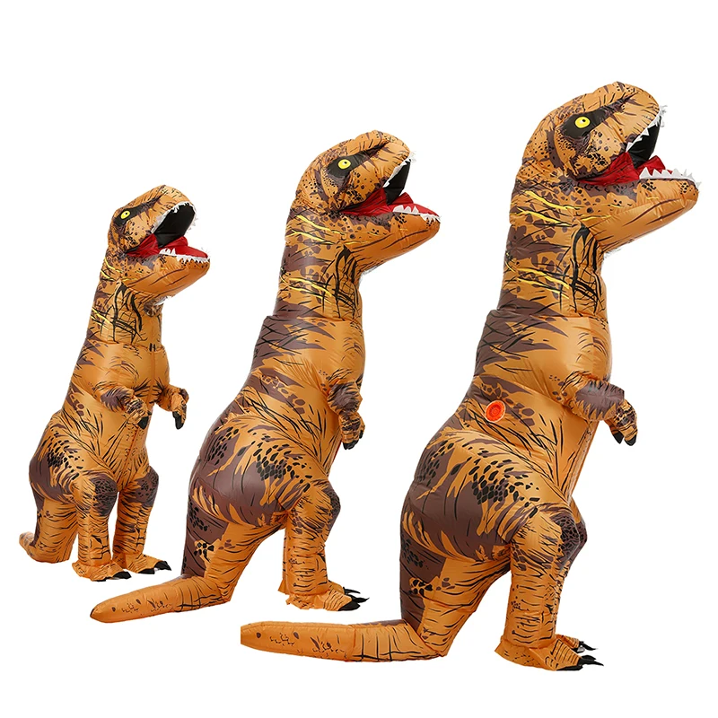 Детский надувной костюм динозавра Audlt аниме T-Rex костюмы для карнавала