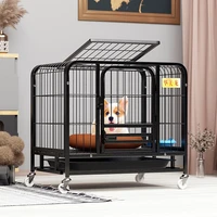 dog cage medium dog type alaska pet dog cage foldable giant with toilet separation