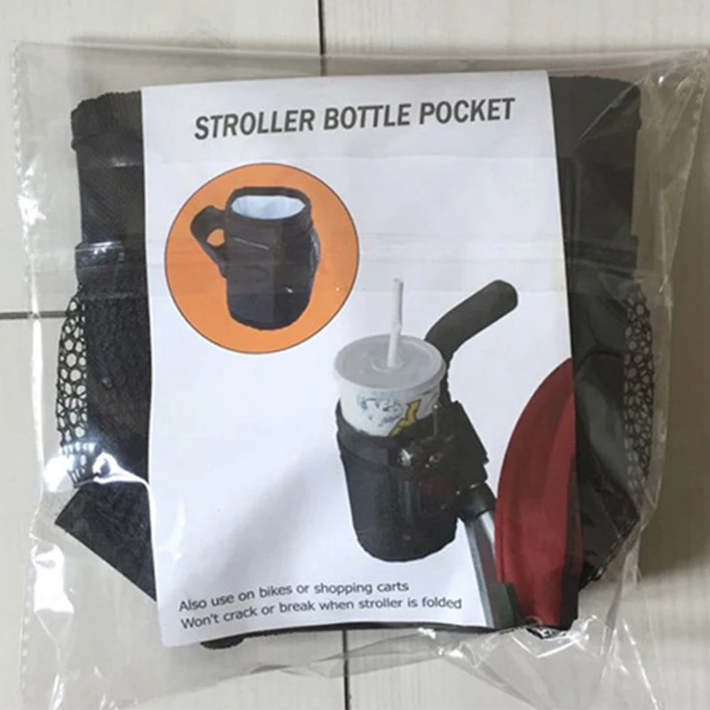 Новое поступление аксессуары для коляски карман из полиэстера детской черная