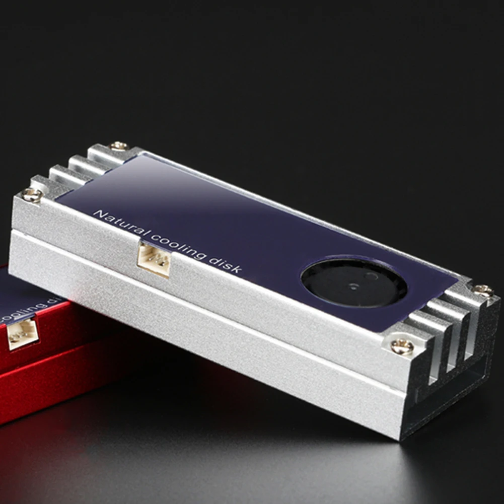 

Мини M2 радиатор SSD кулер Температура Дисплей M.2 радиатор SSD охлаждающий вентилятор w/вентилятор Turbo для 2280 22110 NVMe твердотельный накопитель