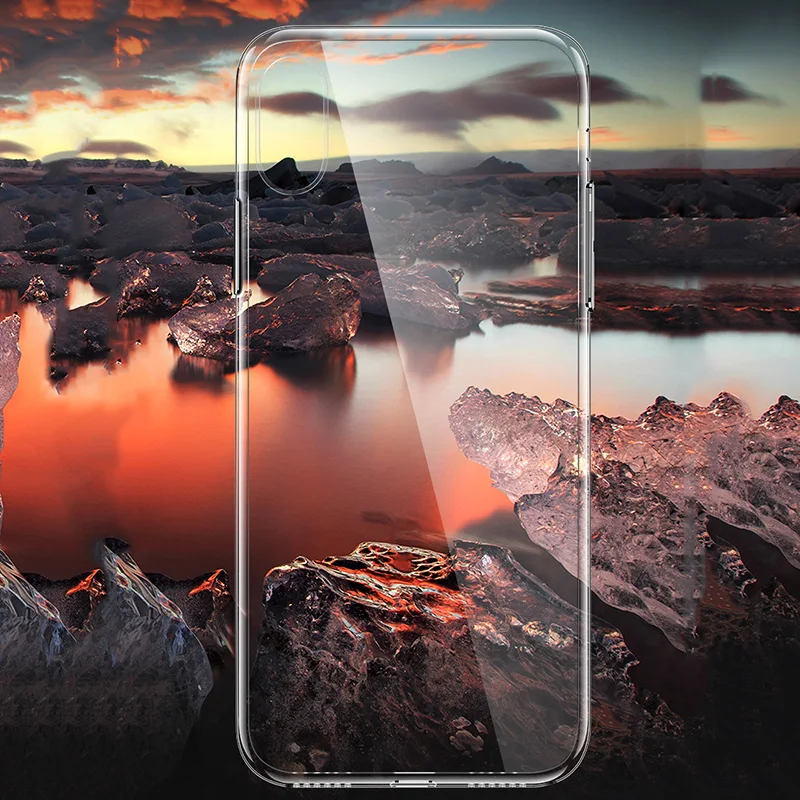 Clear TPU Роскошный Желейный чехол для телефона s для iPhone X Max, мягкий ТПУ прозрачный чехол, противоударный Прозрачный чехол для iPhone 7, 8, 6, 6S Plus, чехол для телефона - Цвет: Clear TPU