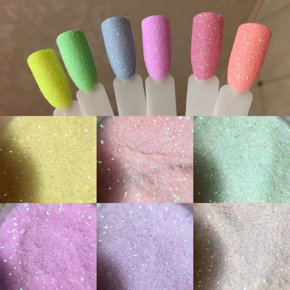 50 граммов яркие цвета блеск для ногтей красочный блестящий порошок с зеленым