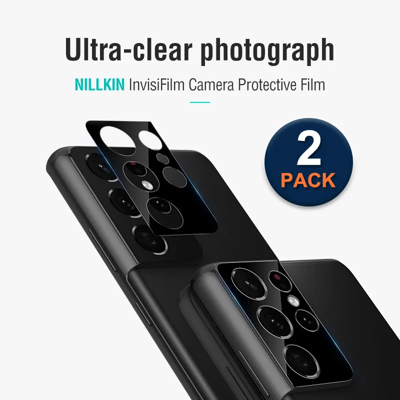 nillkin 2pcs camera lens film for samsung galaxy s21ultra 5g camera protective film for samsung galaxy s21 s21 screen protector free global shipping