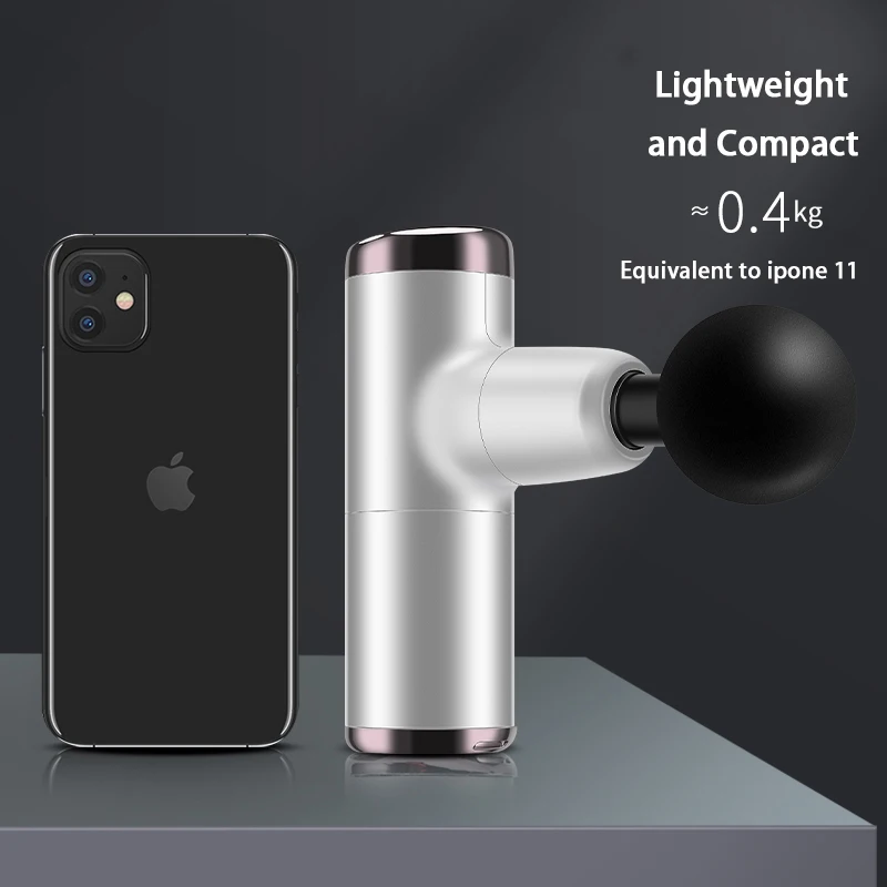 Пистолет для массажа пожизненная гарантия портативный массажер тела маленький