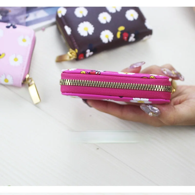 

Disney's New Anti-degaussing Card Holder Pu Zipper Large Capacity Fashion Luxury Ladies Wallet Short Cartoon Mickey Coin Purse