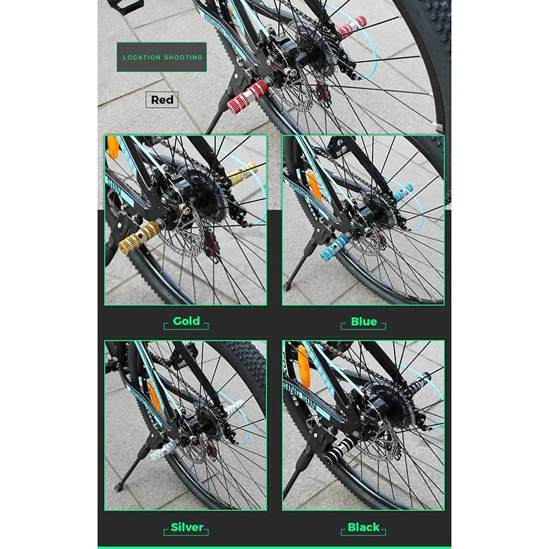 Велосипедный велосипед педаль передняя задняя алюминиевая Нескользящая MTB ось