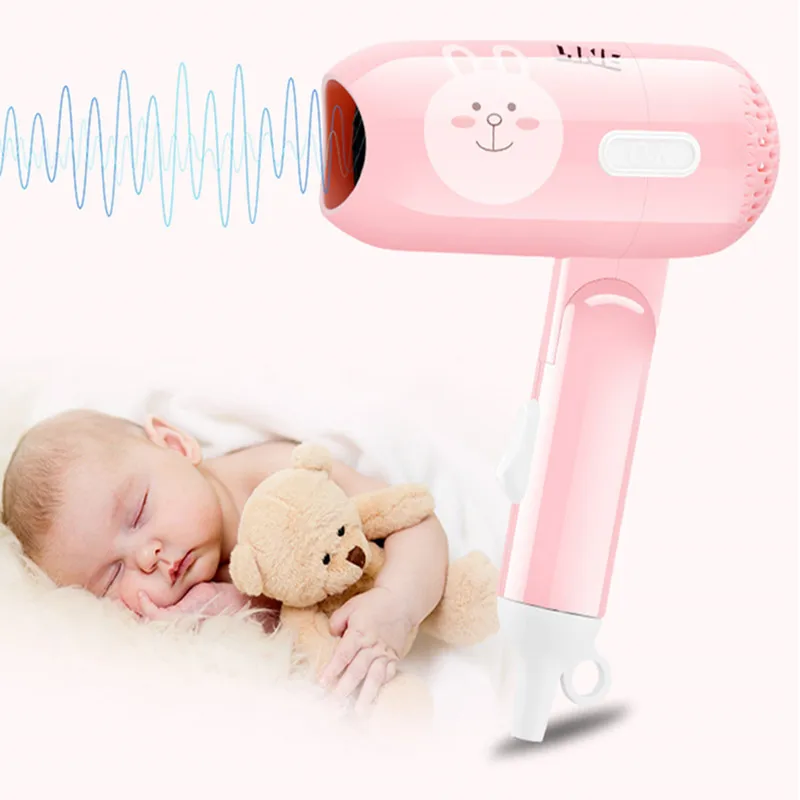 Мини фен портативный складной с ручкой компактный термостатический низким