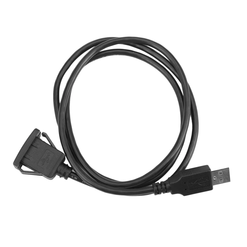 

Car Dash board Flush Mount USB Male to Female Socket Extension Panel Cable 1M