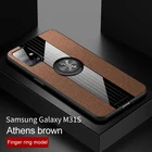 Чехол для телефона Samsung Galaxy M31s, чехол с кольцом-держателем на палец, Мягкий тканевый чехол с рамкой из ТПУ для Samsung M31s M 31s SM-M317F