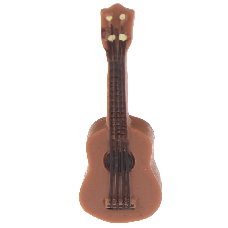 

Dollhouse Mini Fashion Cool Dollhouse Miniature Musical Guitar For Dolls Dolls Accessories Christmas Children's Day Gifts