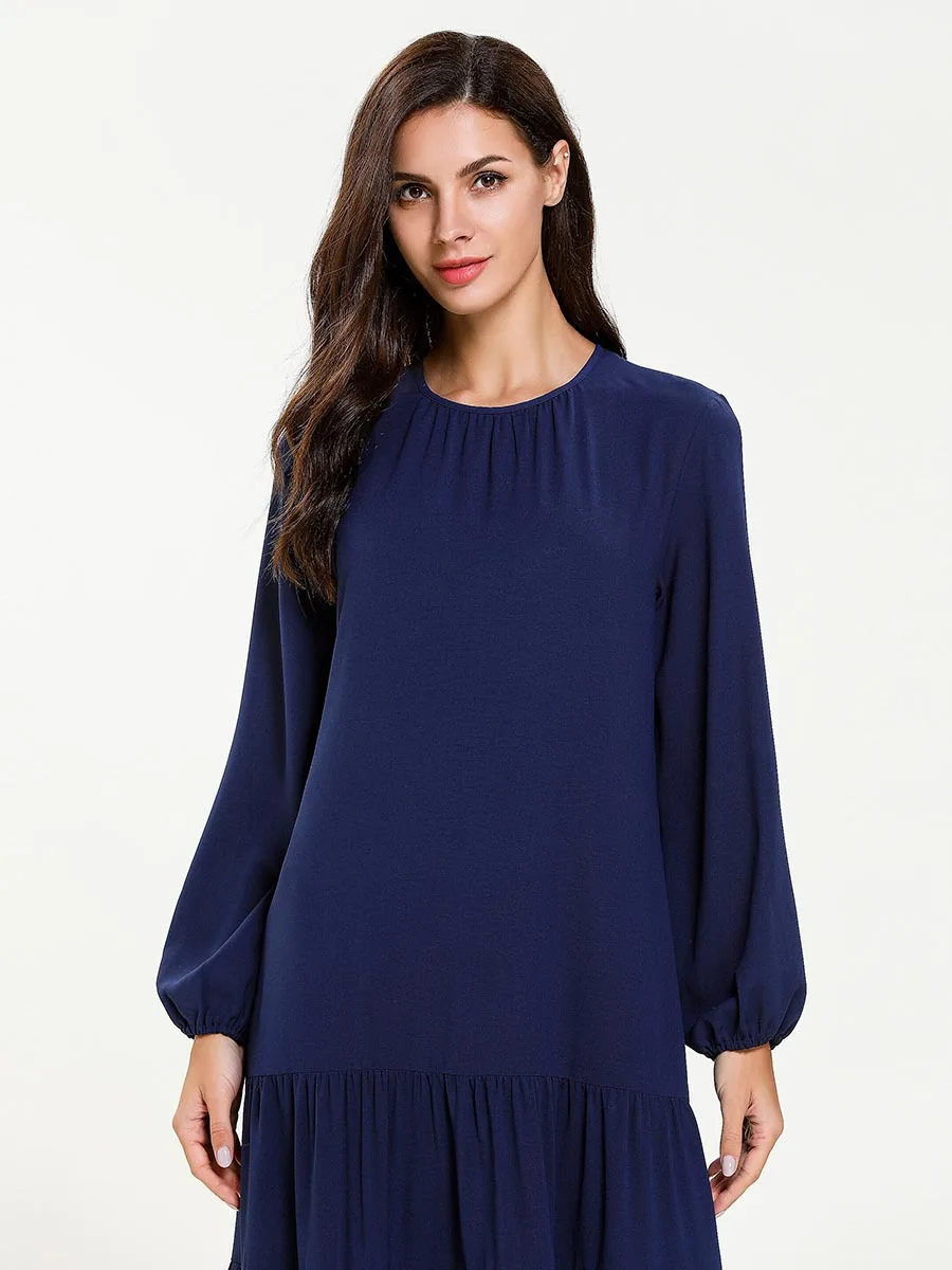 Большие размеры мусульманское платье абайя женское кружевное длинное