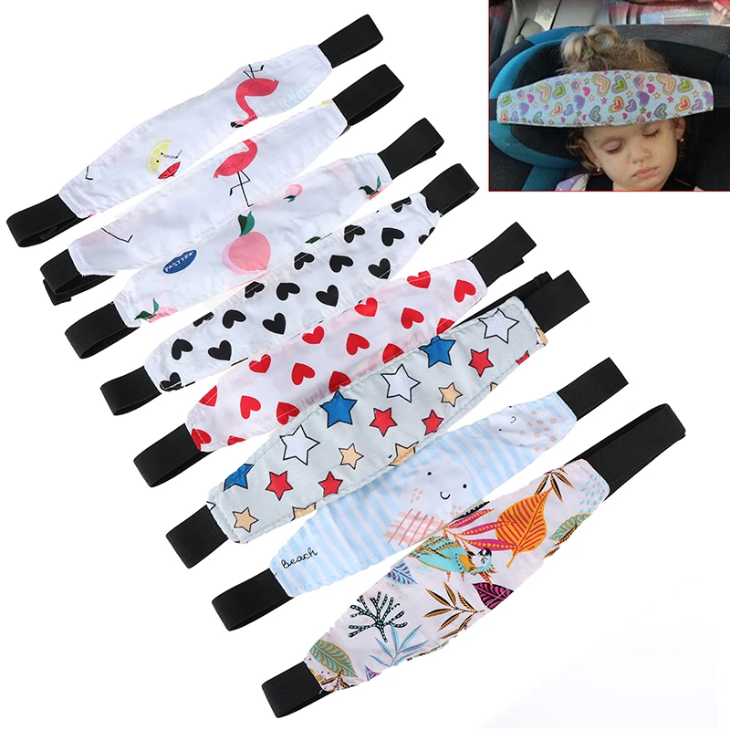 Baby Car Safety Seat Sleep Positioner Infants And Toddler Head Support Pram Stroller Accessories Kids Adjustable Fastening Belts