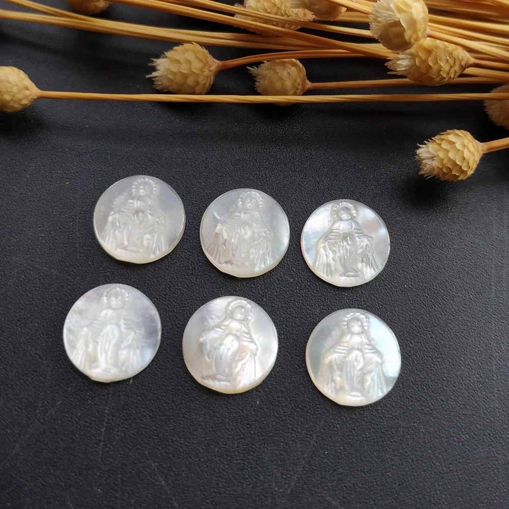 

100pcs/lot Natural Round Lady of Grace Mother of Pearl Shell Beads Round Grace Pearl Shell MOP for DIY Jewelry
