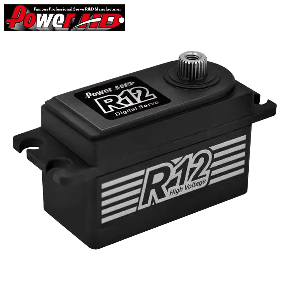 Мощный бесщеточный металлический сервопривод HD R12 12 кг 6 0 8 4 в с высоким крутящим