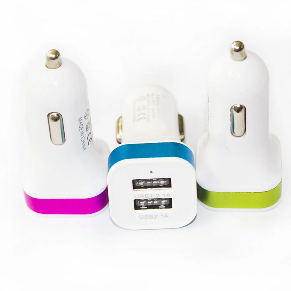 DoubleB Interface Car Kit Charger 2.1A/1A ABS Cigarette Lighter Type For Tablet PC Mobile Phone |
