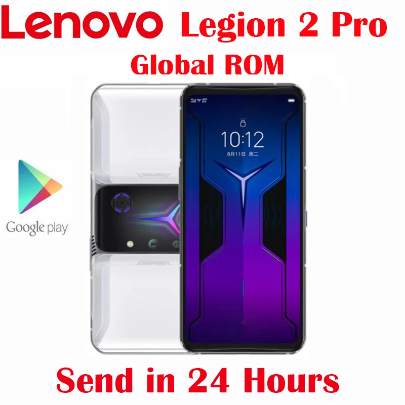 Смартфон Lenovo Легион 2 Pro 5G дюйма Snapdragon 6 92 144 Гц AMOLED экран 64 мп NFC 5500 мАч 45 Вт быстрая
