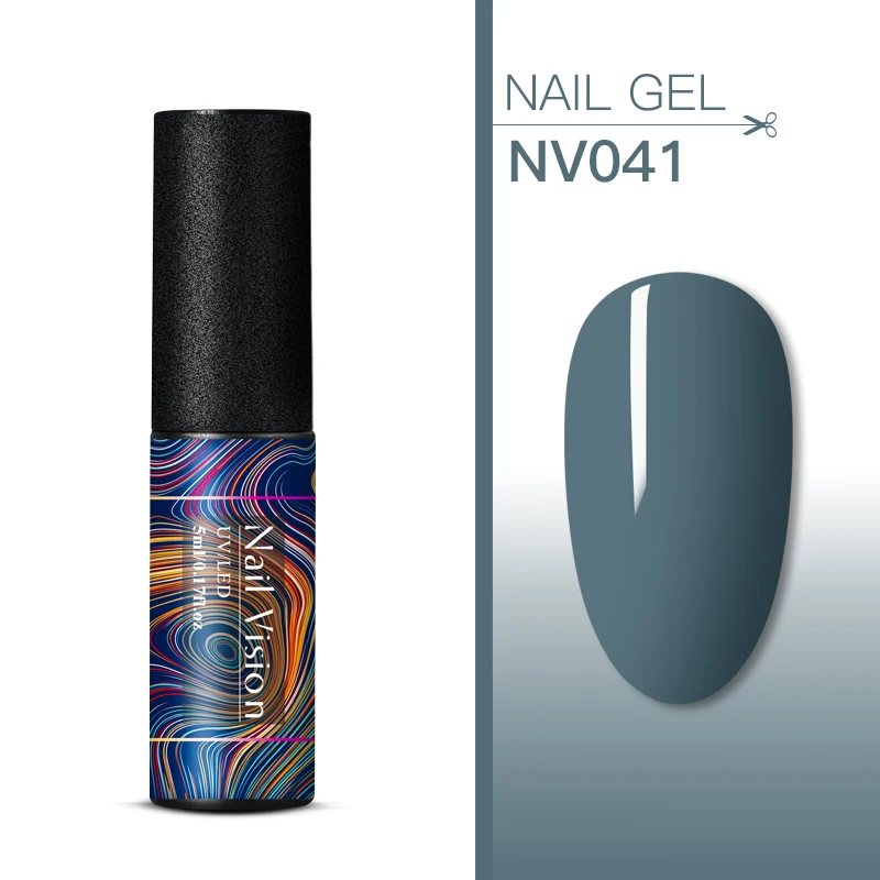 S06636 Nail Vision, 176 цветов, чистый цвет, набор гель-лаков, UV Vernis, полуперманентный, впитывающий, 5 мл, Гель-лак для ногтей, маникюра - Цвет: S06636