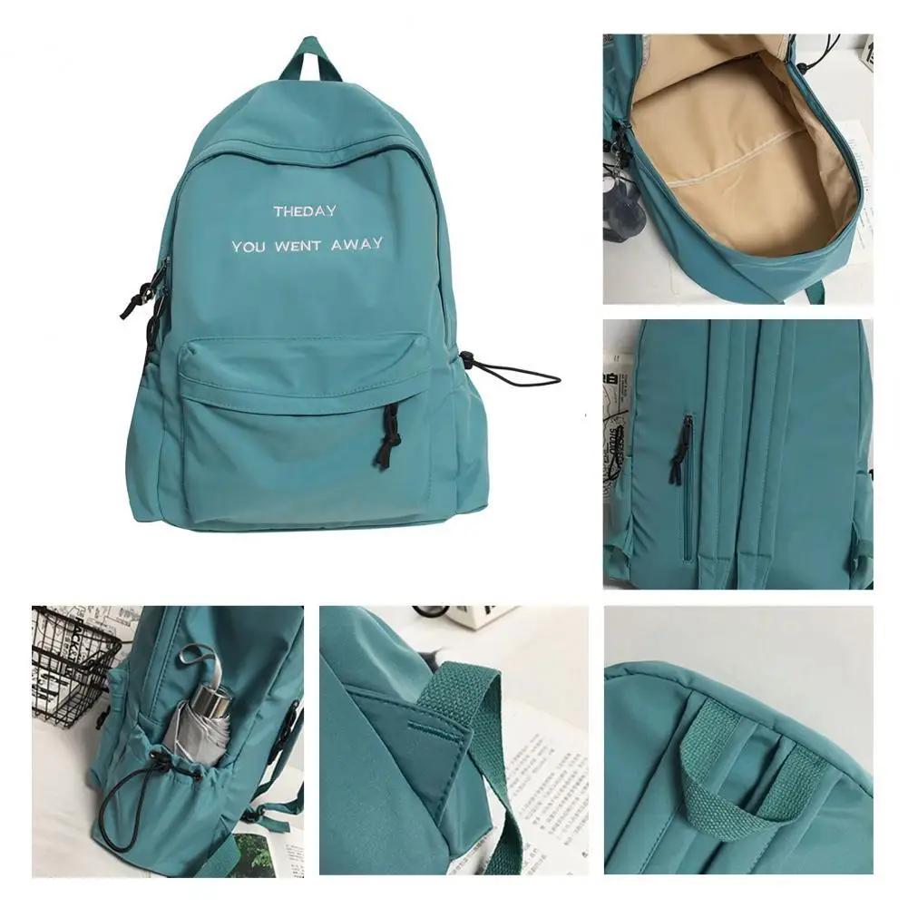 

Large Capacity Backpack Multi-pocket Nylon Smooth Zipper School Backpacks for Daily Use