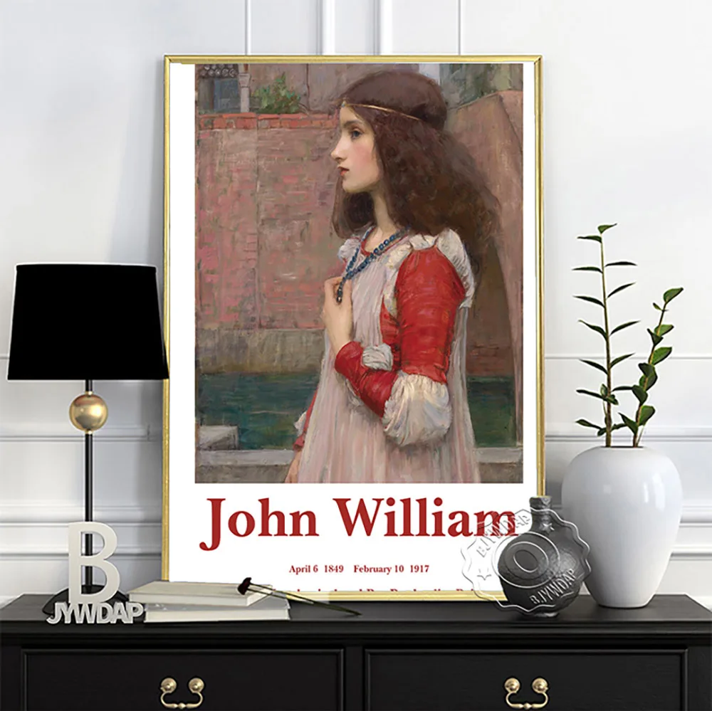 Постер John William Waterhouse Circe предлагает чашку Улисса масляной живописи принты