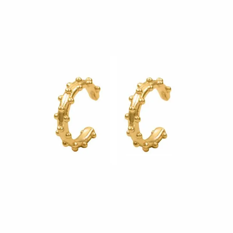 Серьги-клипсы для женщин золотые серебряные Заполненные Круглые циркониевые
