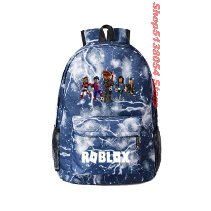 ROBLOX клетчатый рюкзак, детская школьная сумка, женский рюкзак, подростковые школьные сумки, Холщовый студенческий рюкзак для мальчиков и девочек, детская сумка