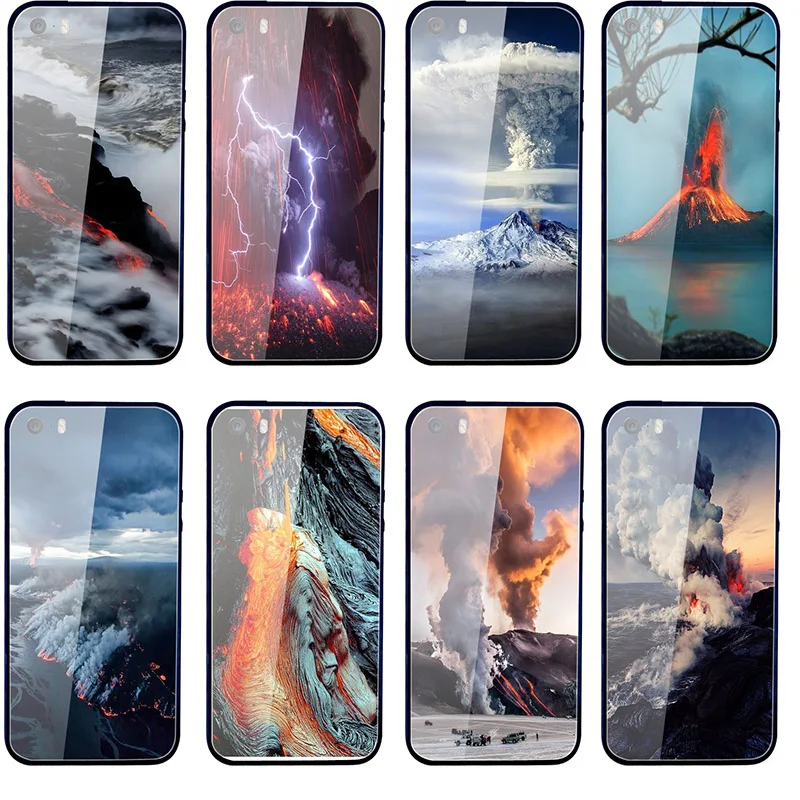 Чехлы для телефонов из закаленного стекла iPhone X XR XS 11 Pro Max 10 7 5 5S SE 2020 6 6S 8 Plus|Бамперы|